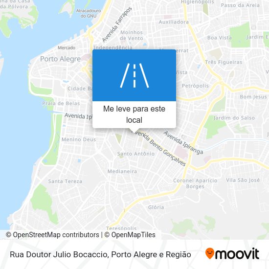 Rua Doutor Julio Bocaccio mapa