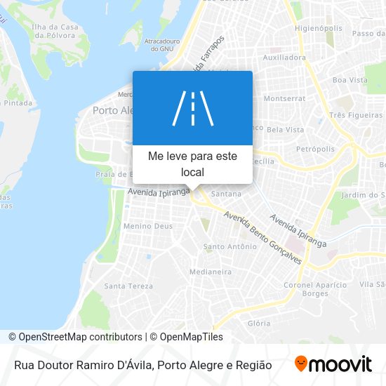 Rua Doutor Ramiro D'Ávila mapa