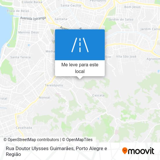 Rua Doutor Ulysses Guimarães mapa