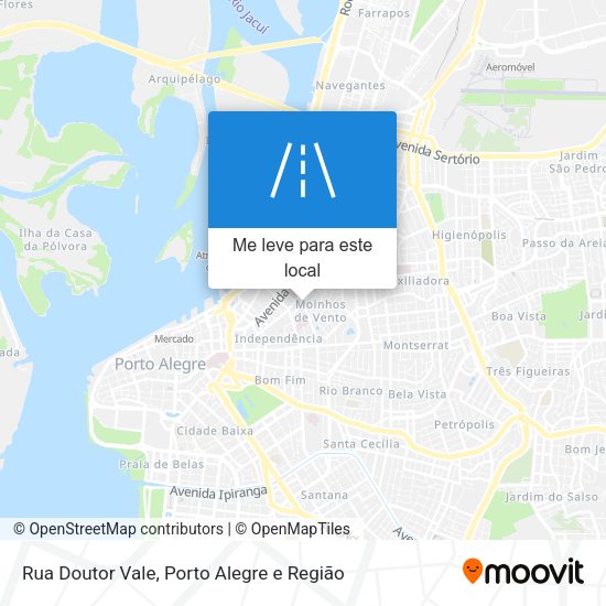 Rua Doutor Vale mapa