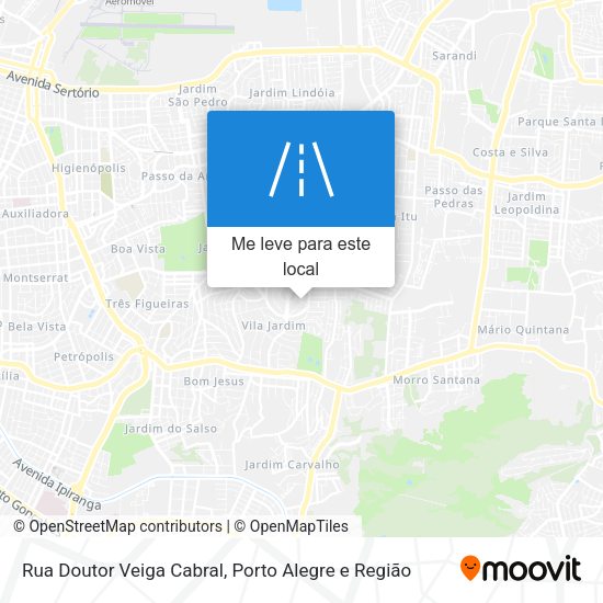 Rua Doutor Veiga Cabral mapa