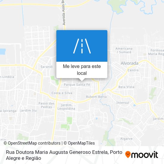 Rua Doutora Maria Augusta Generoso Estrela mapa