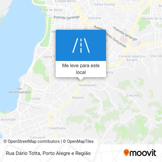 Rua Dário Totta mapa