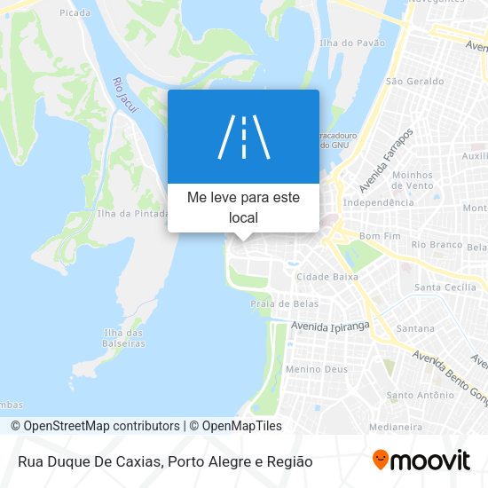 Rua Duque De Caxias mapa