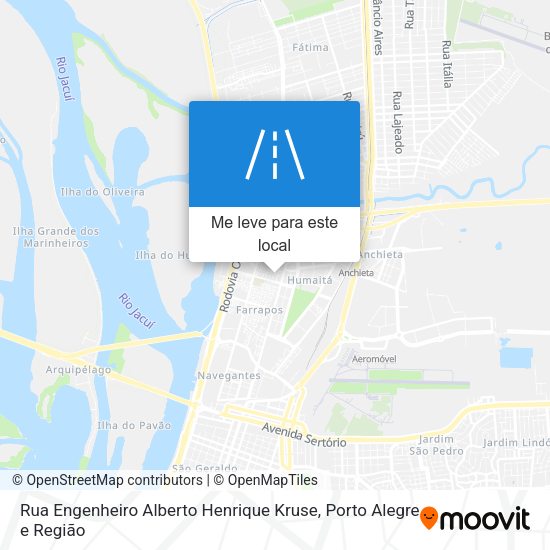 Rua Engenheiro Alberto Henrique Kruse mapa
