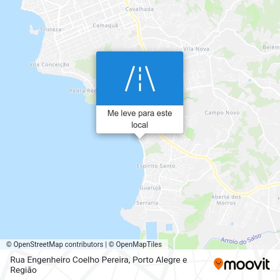 Rua Engenheiro Coelho Pereira mapa