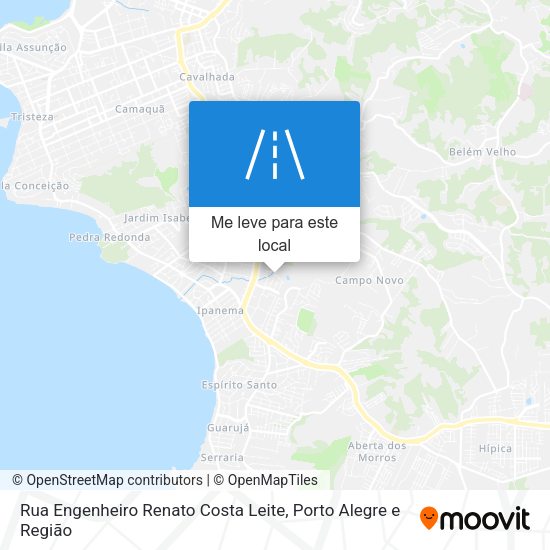 Rua Engenheiro Renato Costa Leite mapa