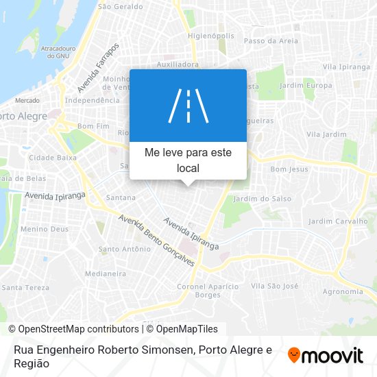 Rua Engenheiro Roberto Simonsen mapa