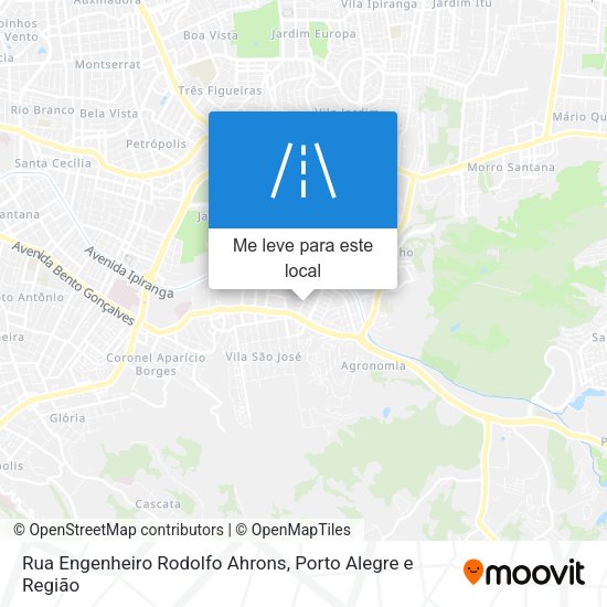 Rua Engenheiro Rodolfo Ahrons mapa