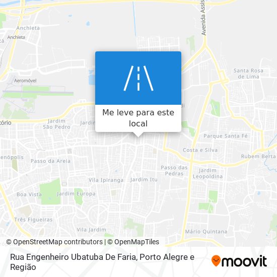 Rua Engenheiro Ubatuba De Faria mapa