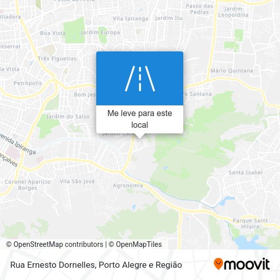 Rua Ernesto Dornelles mapa