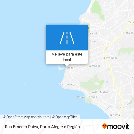Rua Ernesto Paiva mapa