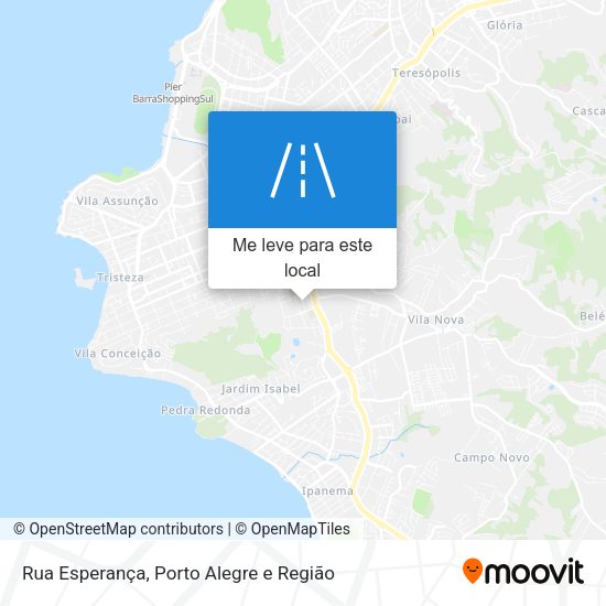 Rua Esperança mapa