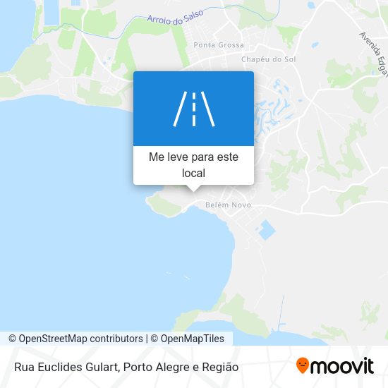 Rua Euclides Gulart mapa