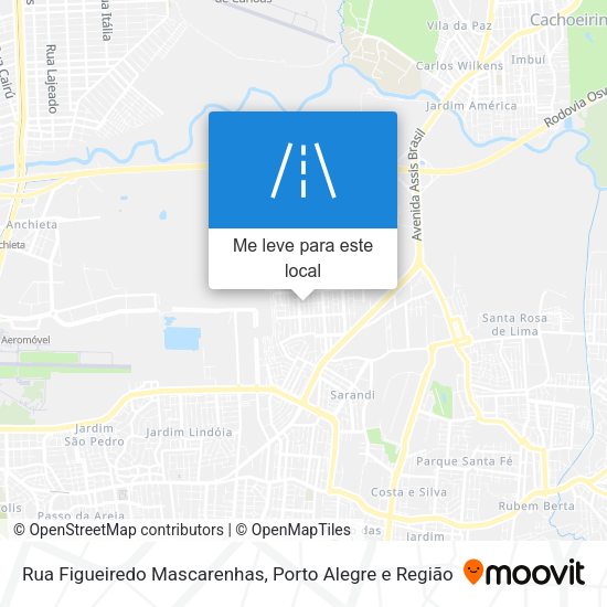 Rua Figueiredo Mascarenhas mapa