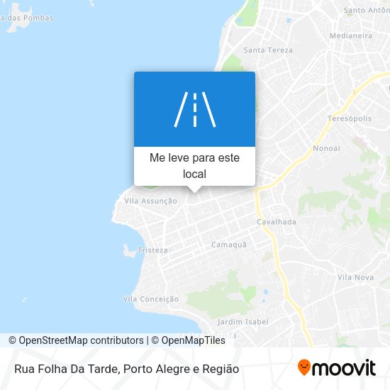 Rua Folha Da Tarde mapa