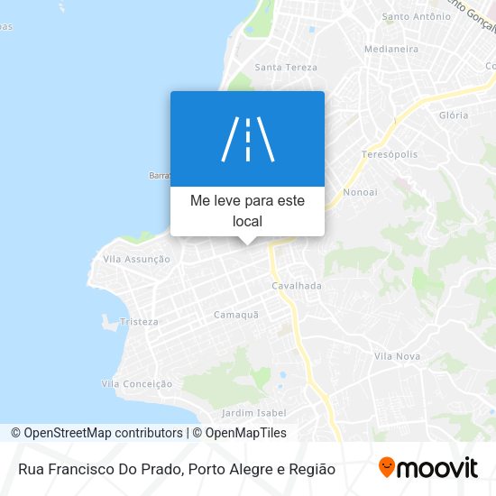 Rua Francisco Do Prado mapa