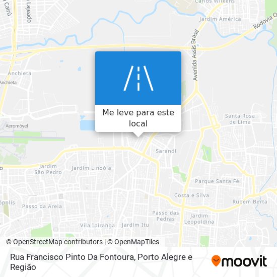 Rua Francisco Pinto Da Fontoura mapa