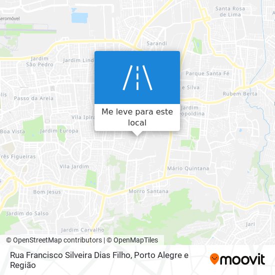 Rua Francisco Silveira Dias Filho mapa