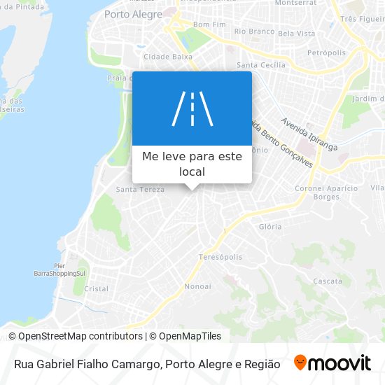 Rua Gabriel Fialho Camargo mapa