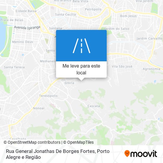 Rua General Jonathas De Borges Fortes mapa