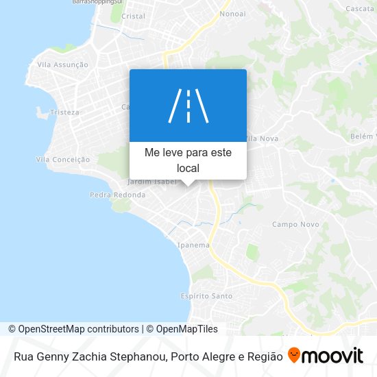 Rua Genny Zachia Stephanou mapa