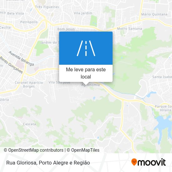 Rua Gloriosa mapa
