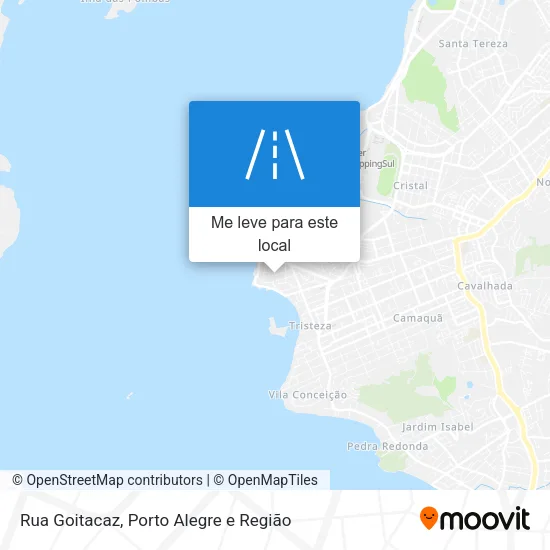 Rua Goitacaz mapa