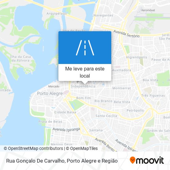 Rua Gonçalo De Carvalho mapa