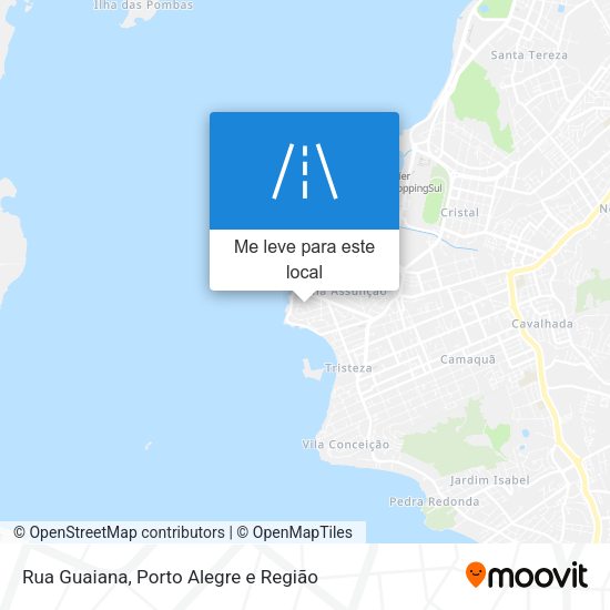 Rua Guaiana mapa