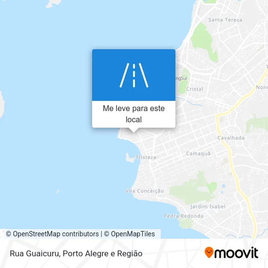 Rua Guaicuru mapa