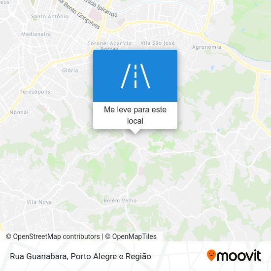 Rua Guanabara mapa
