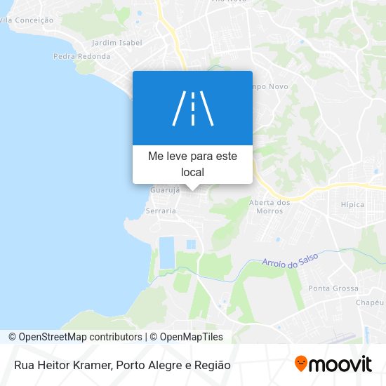 Rua Heitor Kramer mapa