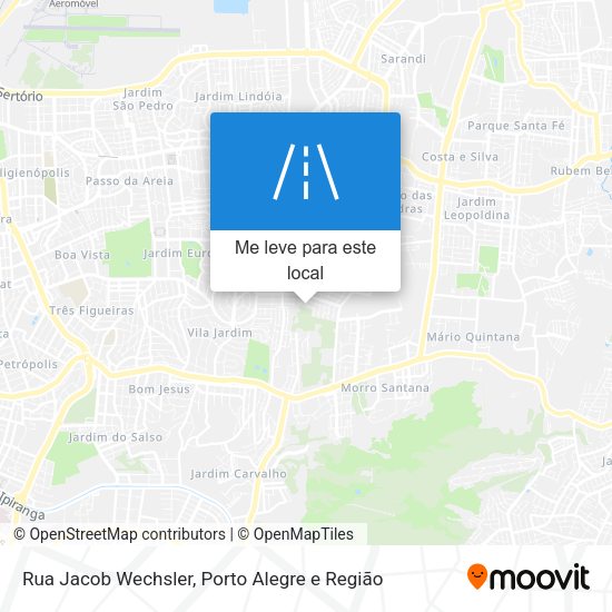 Rua Jacob Wechsler mapa