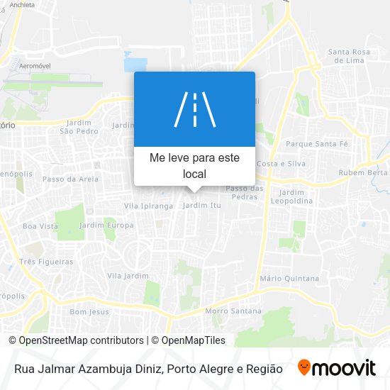 Rua Jalmar Azambuja Diniz mapa