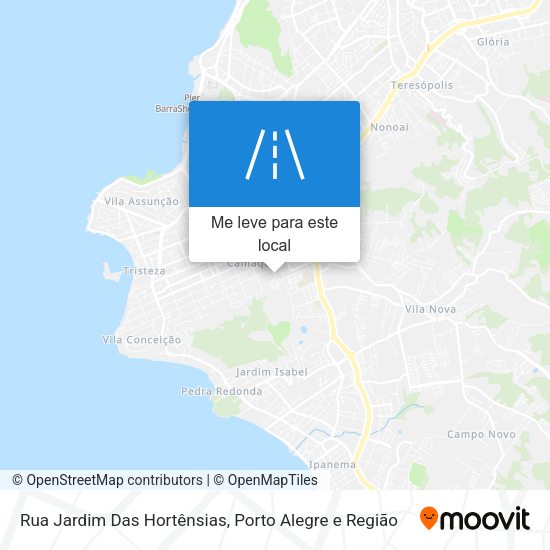 Rua Jardim Das Hortênsias mapa