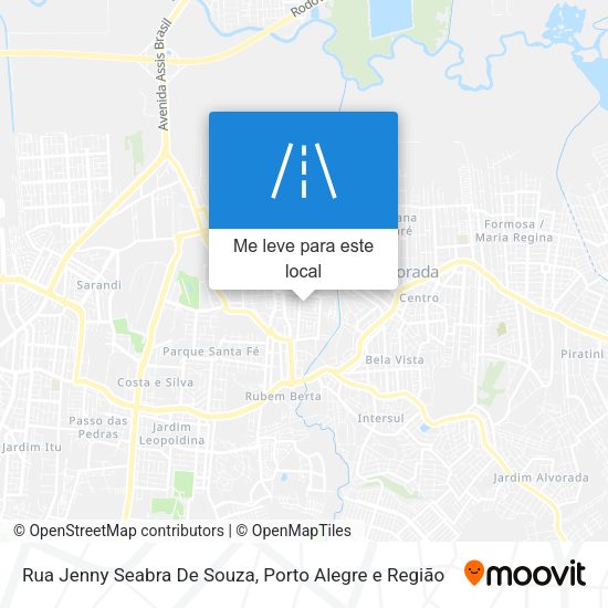 Rua Jenny Seabra De Souza mapa
