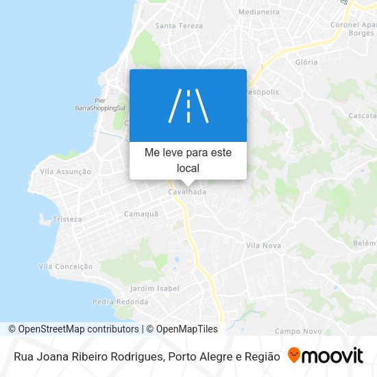 Rua Joana Ribeiro Rodrigues mapa