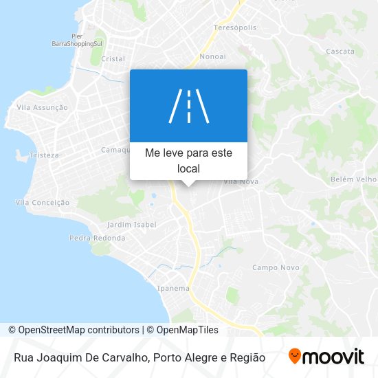 Rua Joaquim De Carvalho mapa