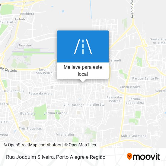 Rua Joaquim Silveira mapa