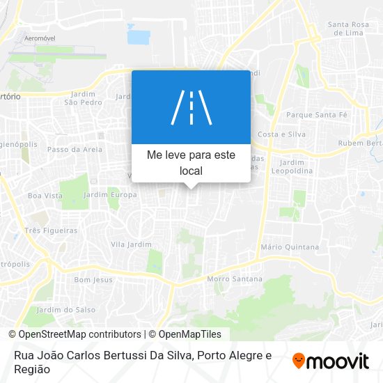Rua João Carlos Bertussi Da Silva mapa