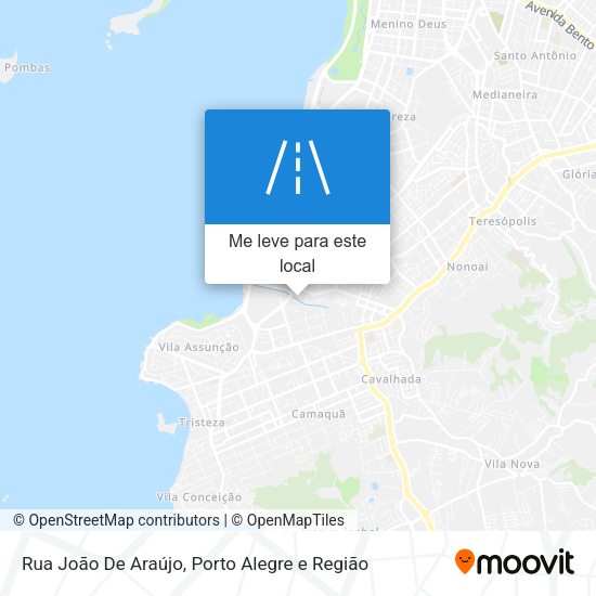 Rua João De Araújo mapa
