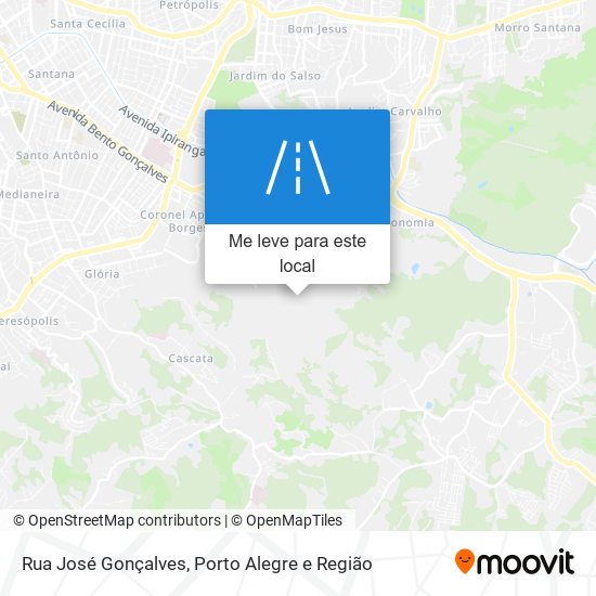 Rua José Gonçalves mapa