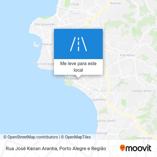 Rua José Kanan Aranha mapa