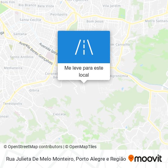 Rua Julieta De Melo Monteiro mapa