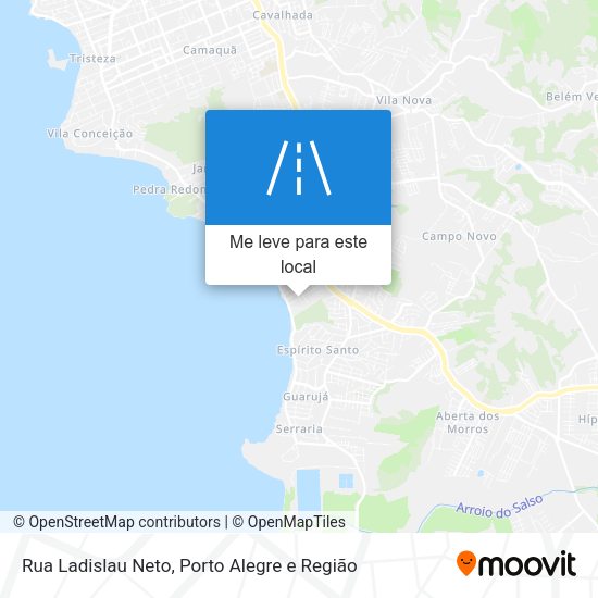 Rua Ladislau Neto mapa