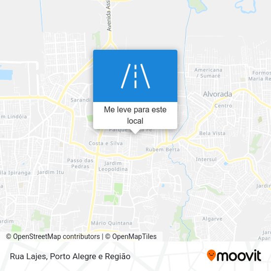 Rua Lajes mapa