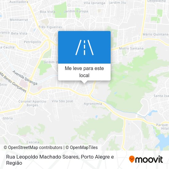 Rua Leopoldo Machado Soares mapa