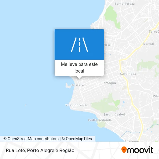 Rua Lete mapa