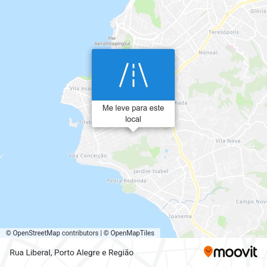 Rua Liberal mapa